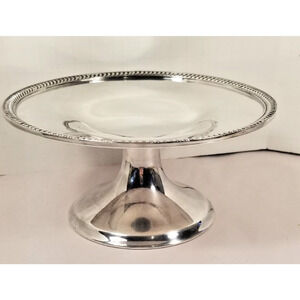 Vintage Warwick Silverplate 7" Footed Compote
